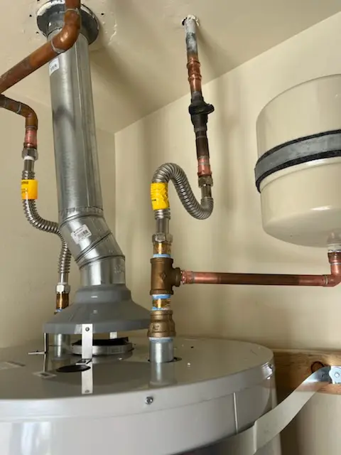 Water heater installation and plumbing repair in Pleasant Run